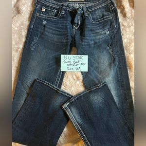 Big star bootcut 30R jeans